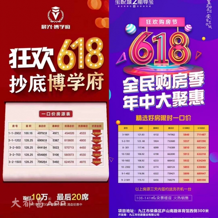 特价房来袭，九江和都昌都有，车接车送享受团购价